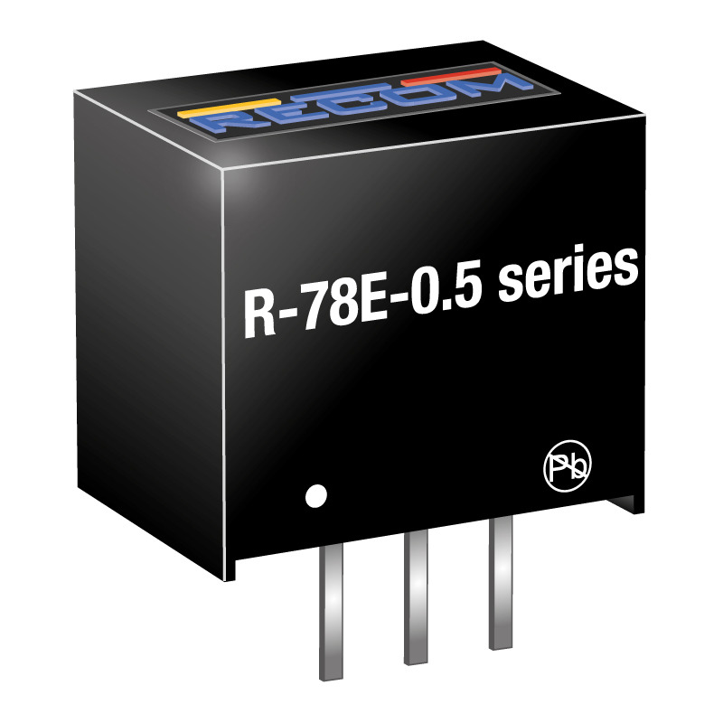 Recom Switching Regulator, Through Hole, 9V dc Output Voltage, 12 → 28V dc Input Voltage, 500mA Output Current,