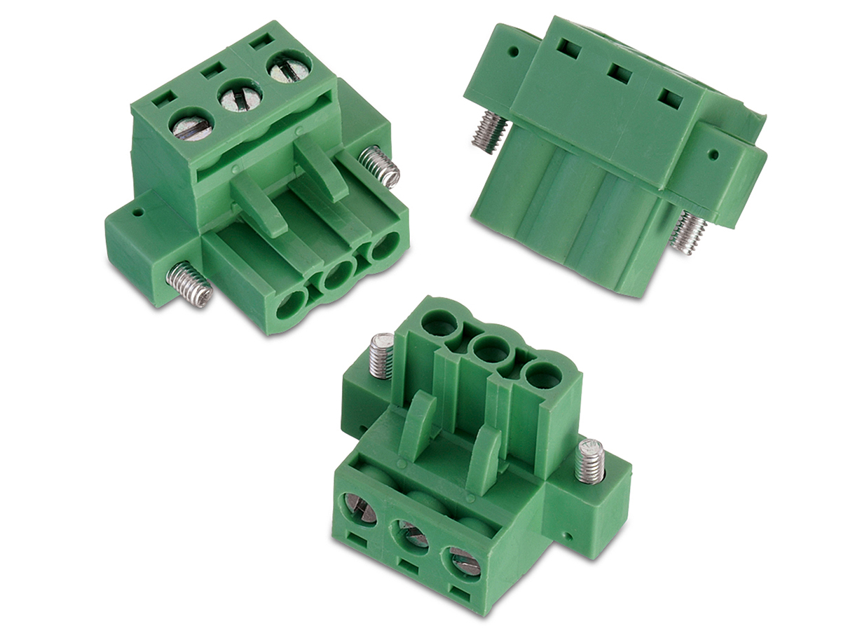 Wurth Elektronik 3435 Series Pluggable Terminal Block, 3-Contact, 5 mm Pitch, 1-Row