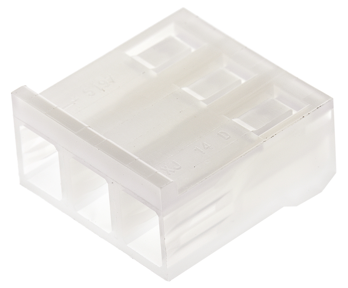 Molex, SPOX Female Connector Housing, 5.08mm Pitch, 3 Way, 1 Row