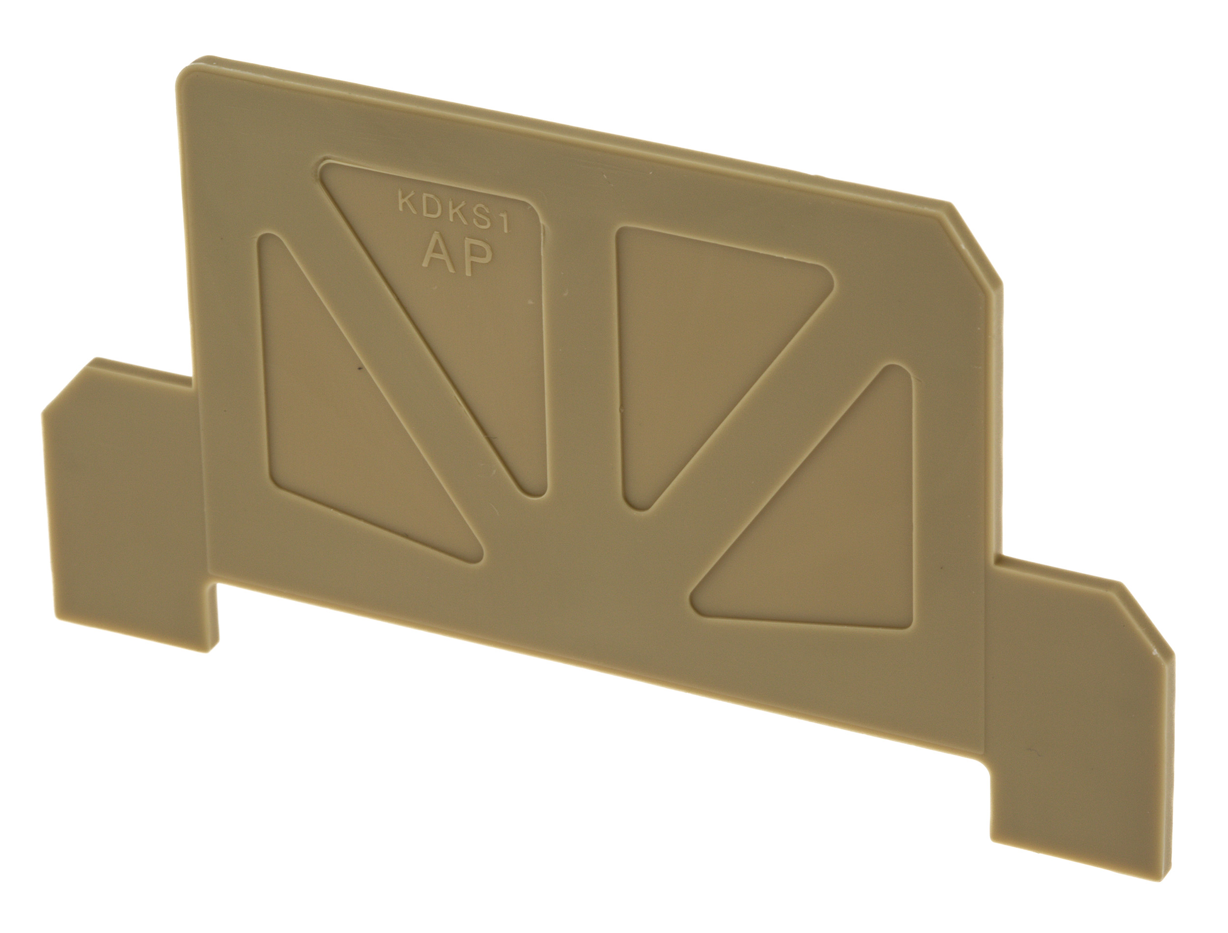 Weidmuller AP KDKS Series End Cover for Use with DIN Rail Terminal Blocks