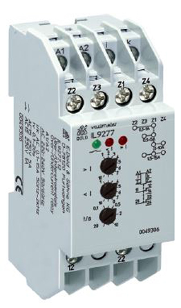 Dold Current Monitoring Relay, 1 Phase, DPDT, DIN Rail