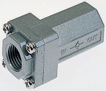 SMC AK Non Return Valve Rc 1/4 Female Inlet, 0.02 to 1MPa