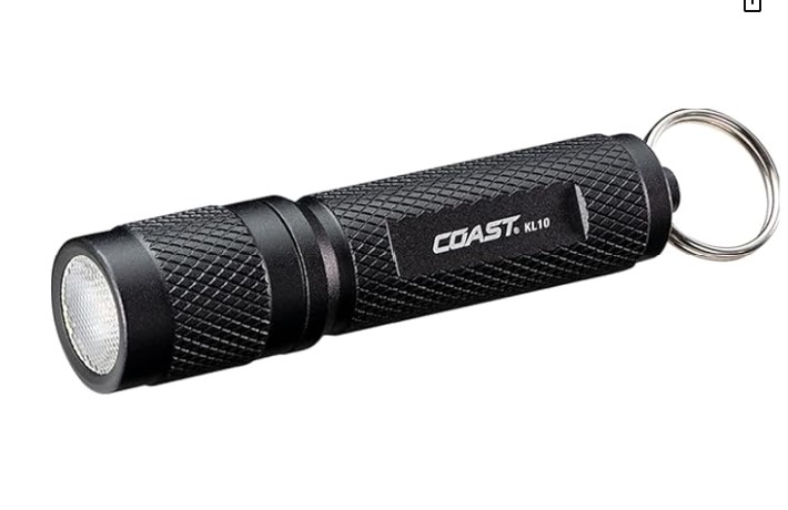 Coast LED Torch Black 100 lm, 60 mm