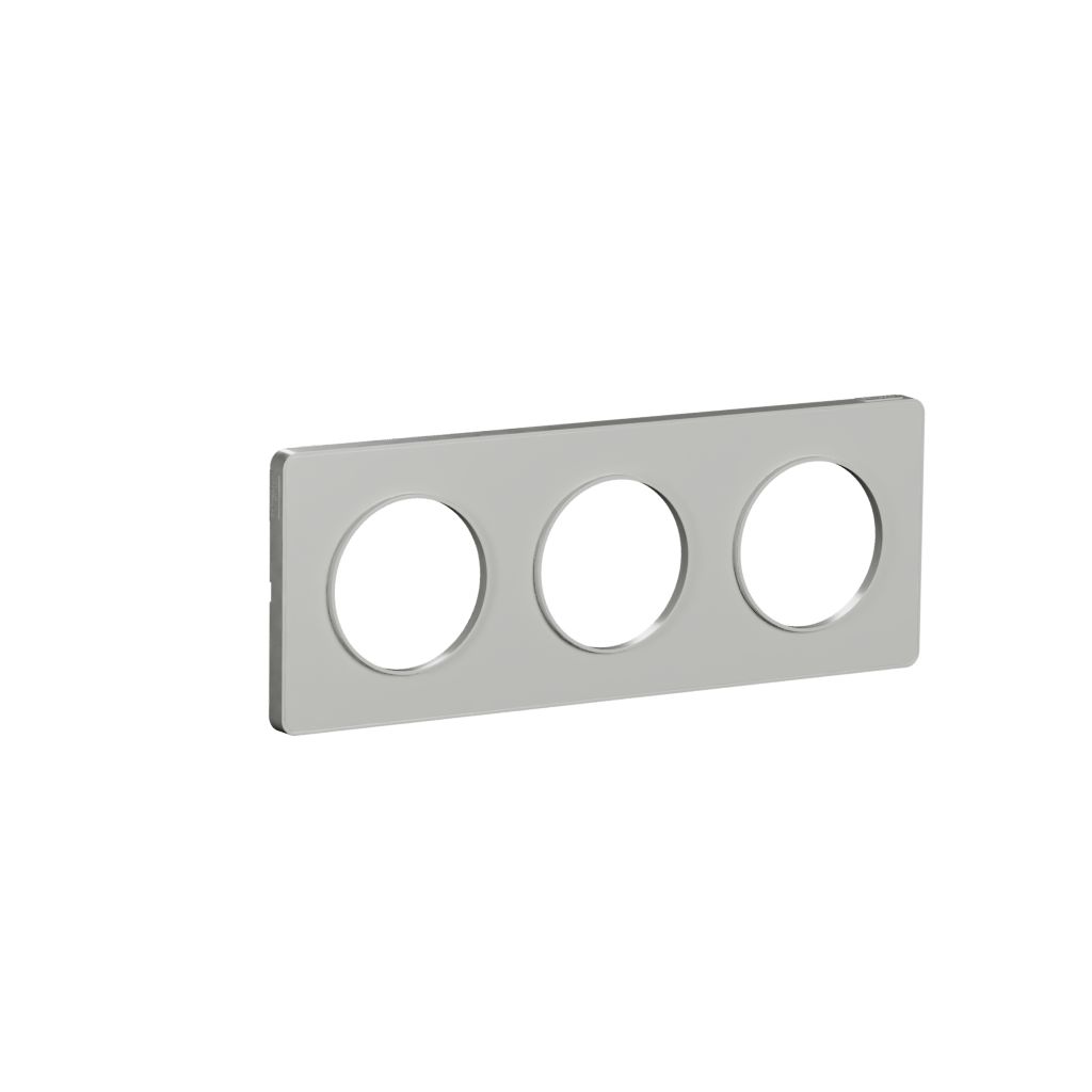 Schneider Electric White, 3 Gang, Odace