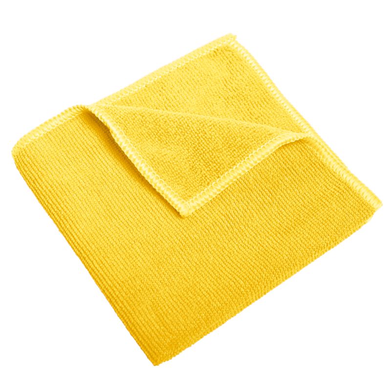 Mapa MF Recycled Multi Yellow Polyamide, Polyester Cloths for Cleaning, Dry, Wet Use, Carton, Pack of 12, 380 x 360mm,