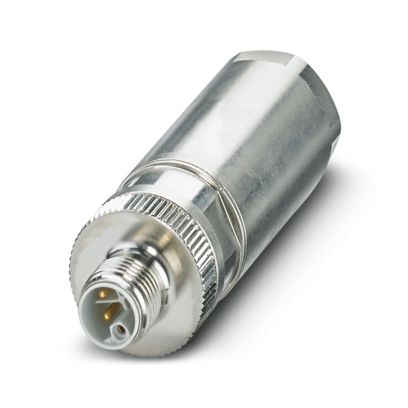 Phoenix Contact, SACC-M12MSL-4FEPL-CL SH IP65 Silver Cable Mount 5P Power Connector Plug, Rated At 16A, 63 V dc