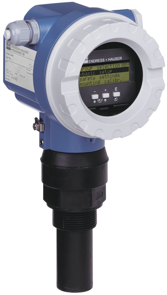 Endress+Hauser Prosonic M FMU40 Series Series Ultrasonic Level Measurement Ultrasonic Level Sensor, Flange Mount, PVDF