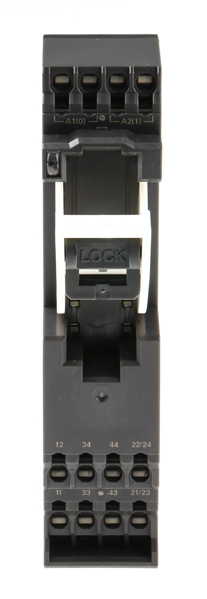 Omron G7SA 10 Pin 24V dc DIN Rail Relay Socket, for use with G7SA Series Relay