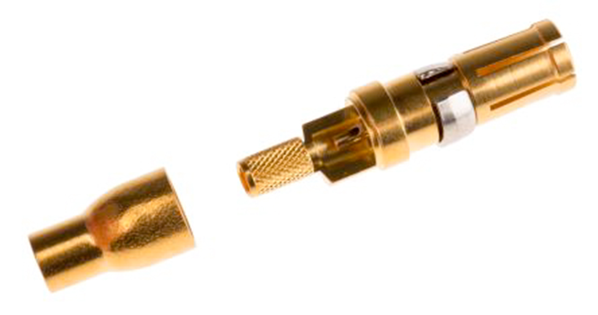FCT from Molex, 173112 Series, Female Solder D-Sub Connector Coaxial Contact, Gold over Nickel Coaxial, RG179 B/U