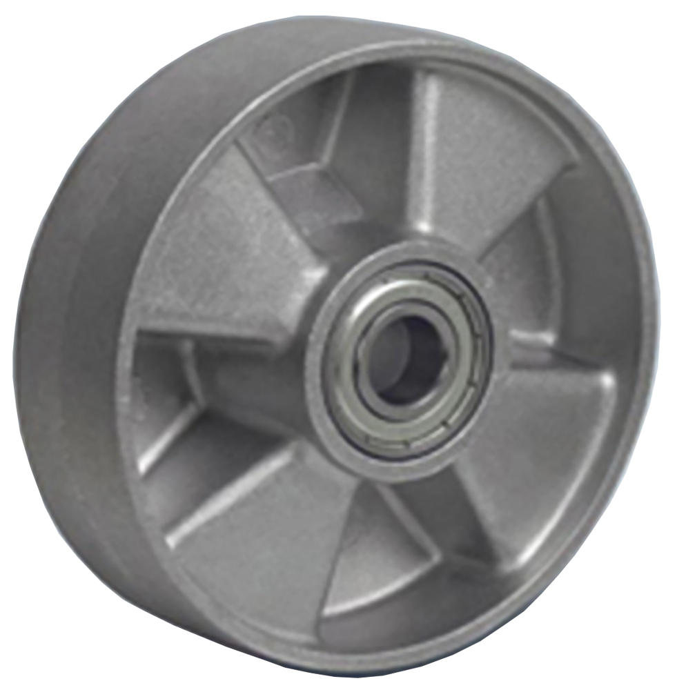 LAG Grey Aluminium High Temperature Resistant, Low Rolling Resistance Trolley Wheel, 250kg
