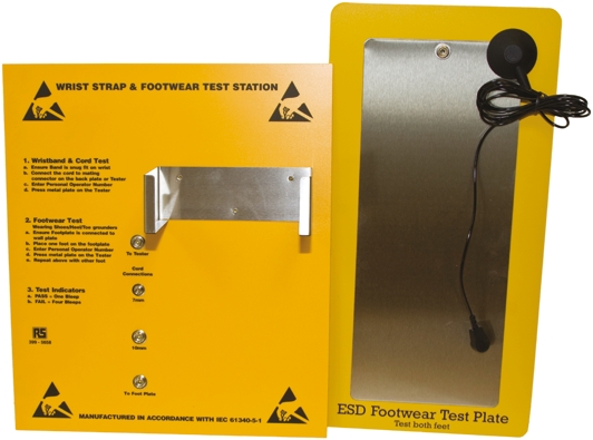 RS PRO Wrist & Foot ESD Tester