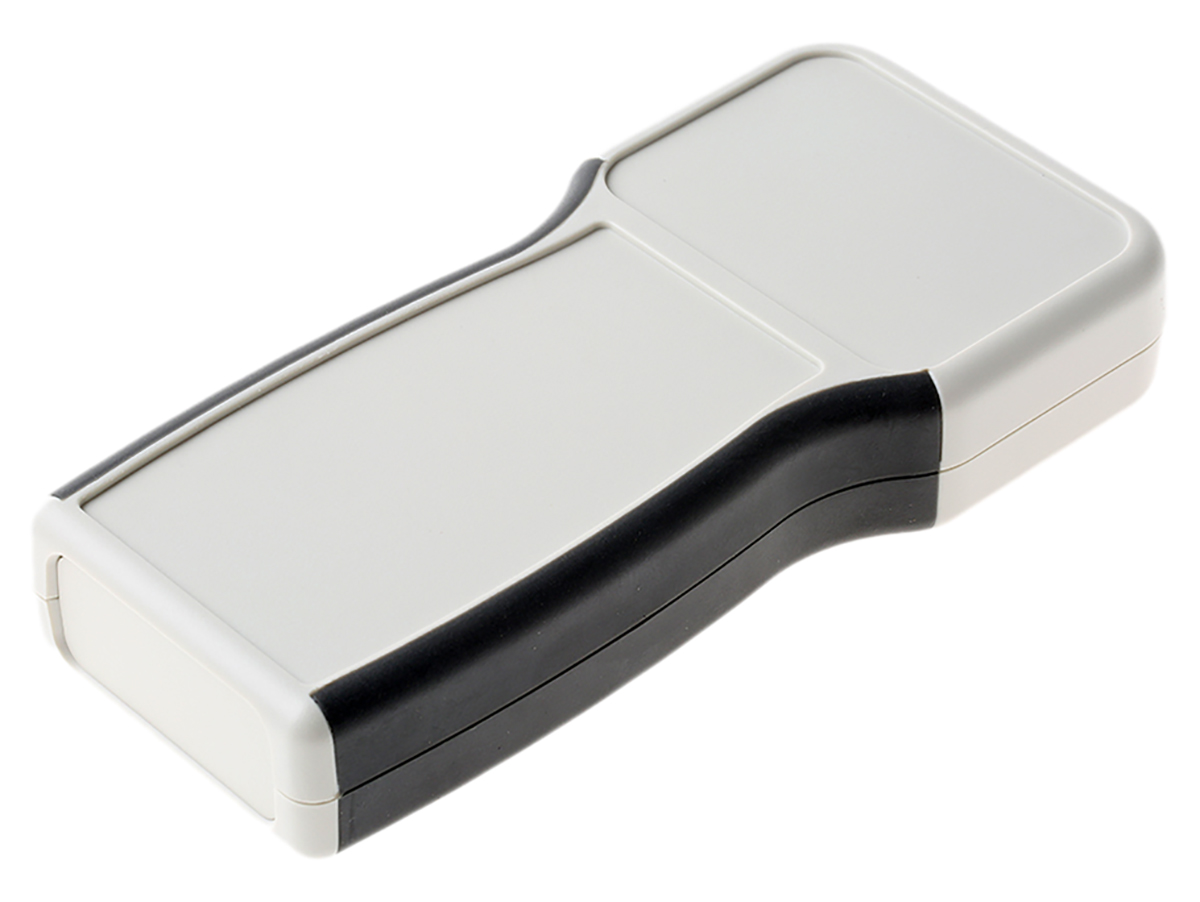Hammond 1553 Series Light Grey Flame Retardant ABS Handheld Enclosure, , IP54, 165 x 80 x 28mm
