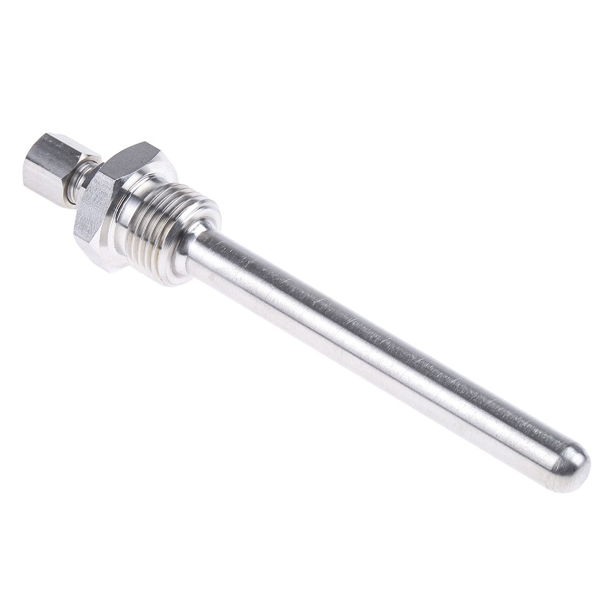 RS PRO 1/2 BSP Thermowell for Use with Temperature Probe, 6mm Probe, RoHS Standard