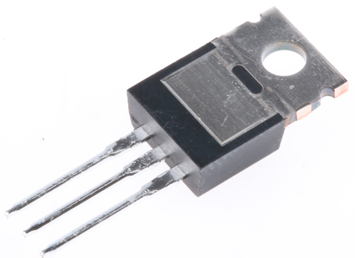 Vishay IRLZ Type N-Channel MOSFET, 10 A, 60 V Enhancement, 3-Pin TO-220
