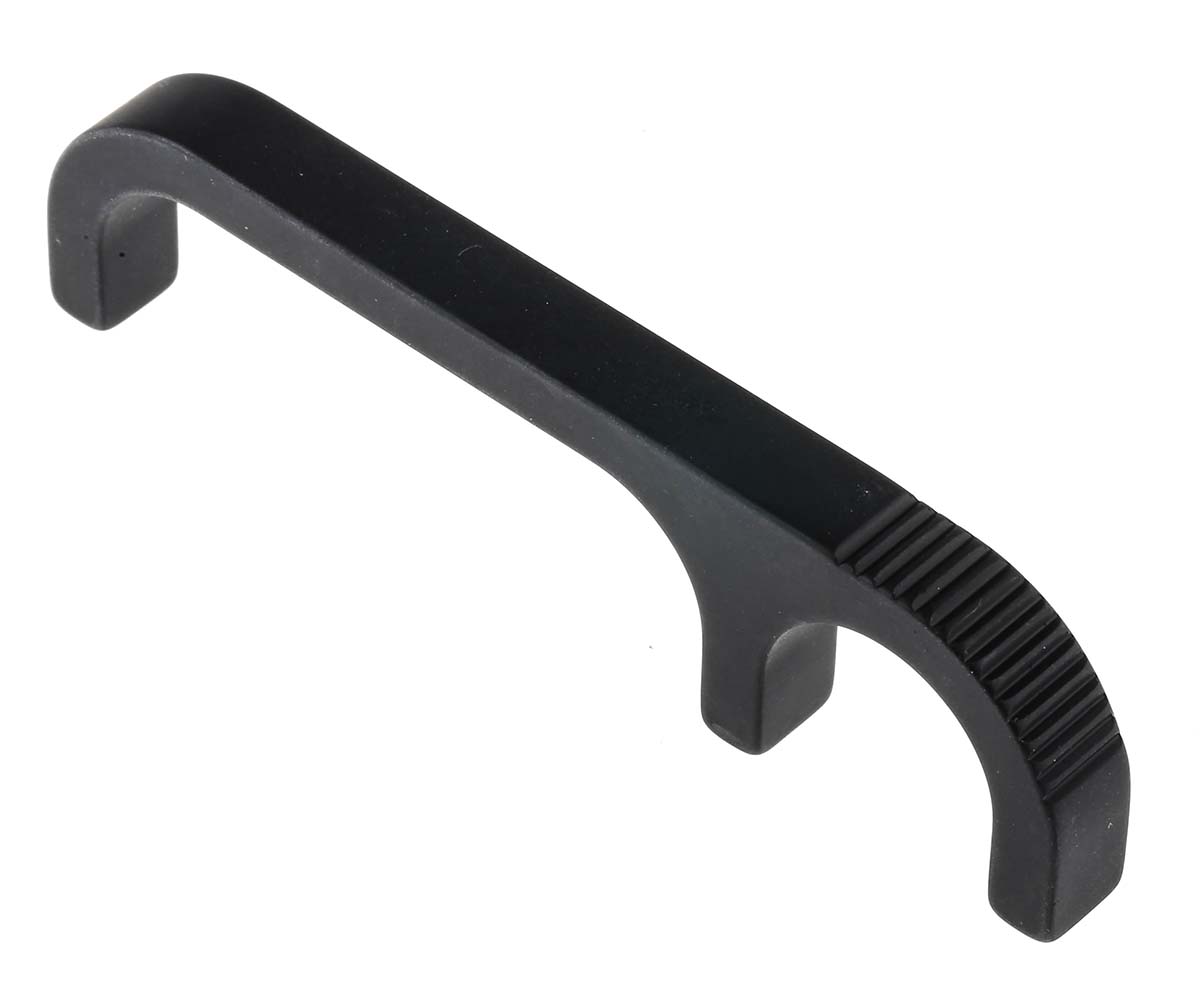 Southco Black Aluminium Handle 27 mm Height, 6.4mm Width, 105mm Length