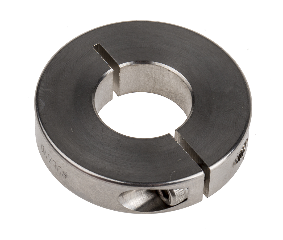 Ruland Shaft Collar, Two Piece, Clamp Screw, Bore 12mm, OD 28mm, W 11mm, Aluminium