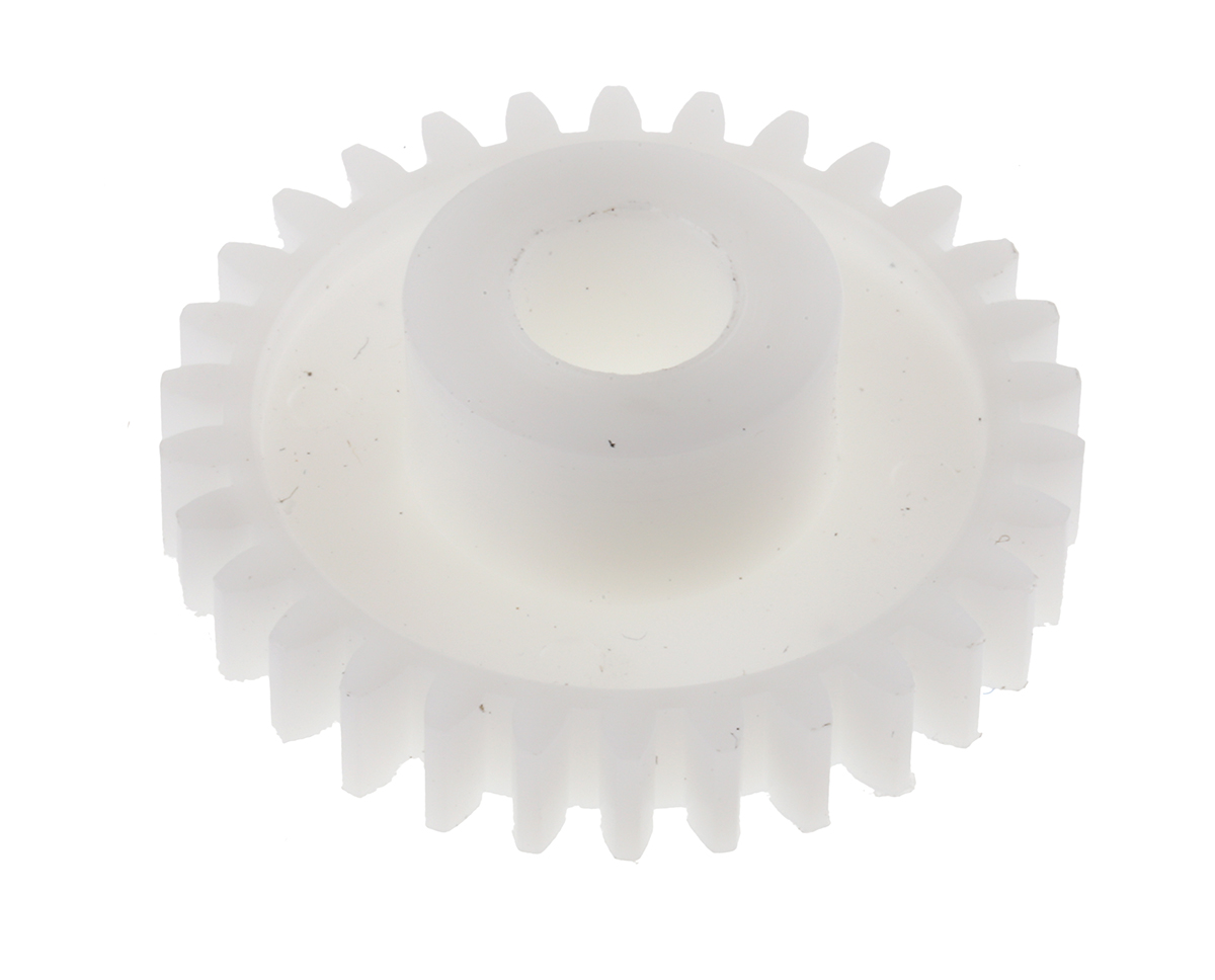 RS PRO POM 30 Teeth Spur Gear, 0.8 Module, 6mm Bore Diam, 24mm Pitch Diam, 12mm Hub Diam