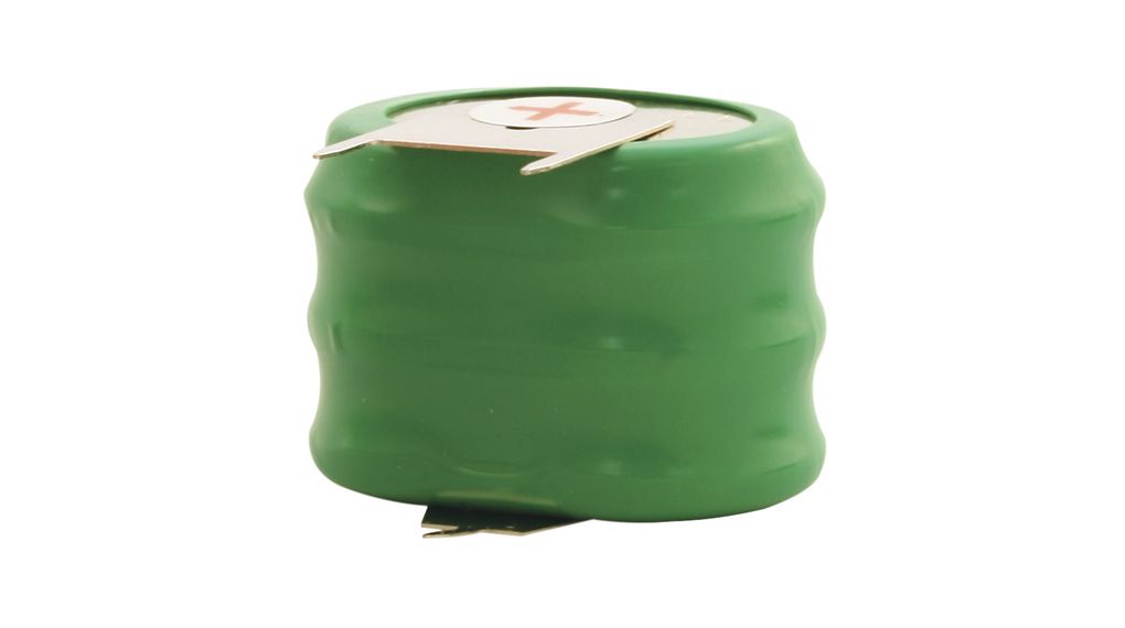 Gp Batteries 3.6V NiMH Button Rechargeable Battery, 160mAh