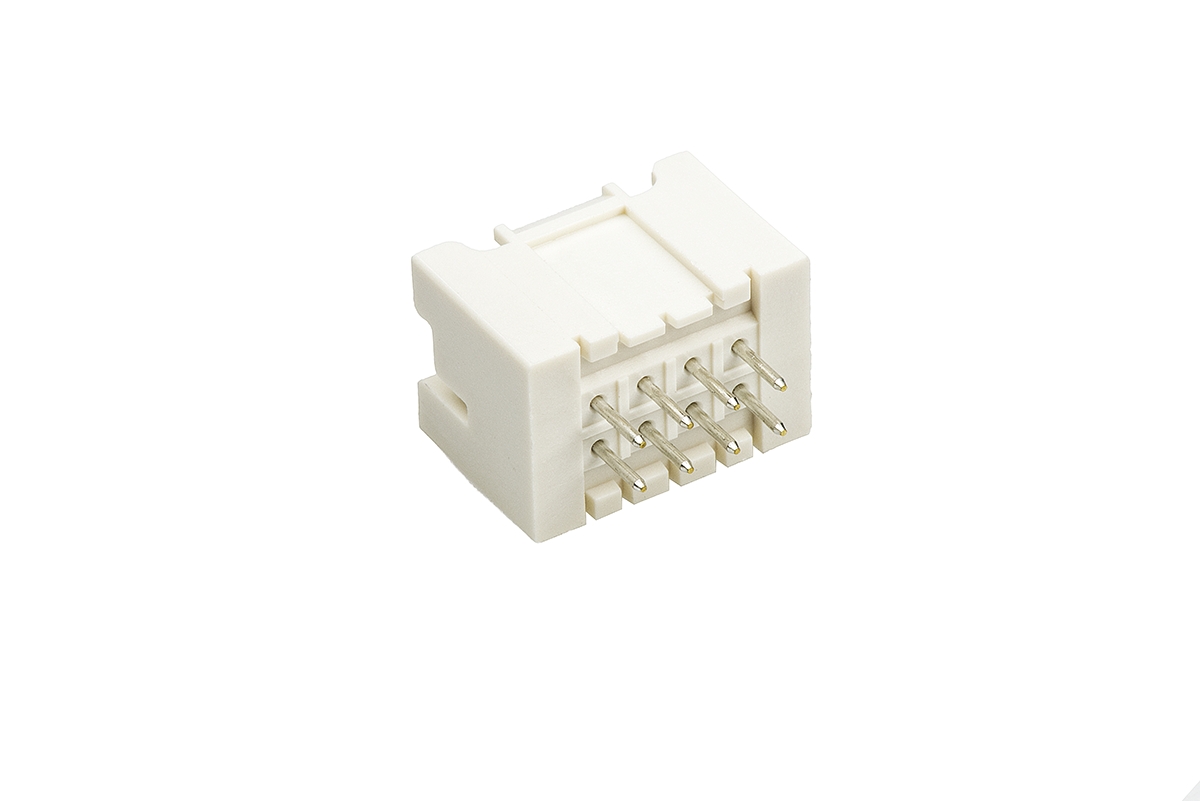 JST XAD Series Straight Through Hole PCB Header, 8 Contact(s), 2.5 mm Pitch, 2 Row, Shrouded