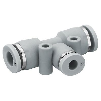 EMERSON – AVENTICS QR1-S-RTK Series T Fitting, Push In 10 mm to Push In 6 mm, Push-in Connection Style, R412005029
