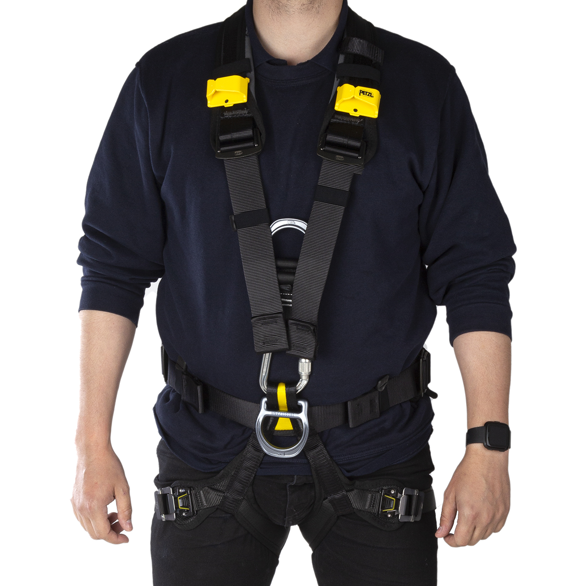 Petzl C071BA00 Front, Rear, Centre Waist, Side Attachment Safety Harness, 100kg Max