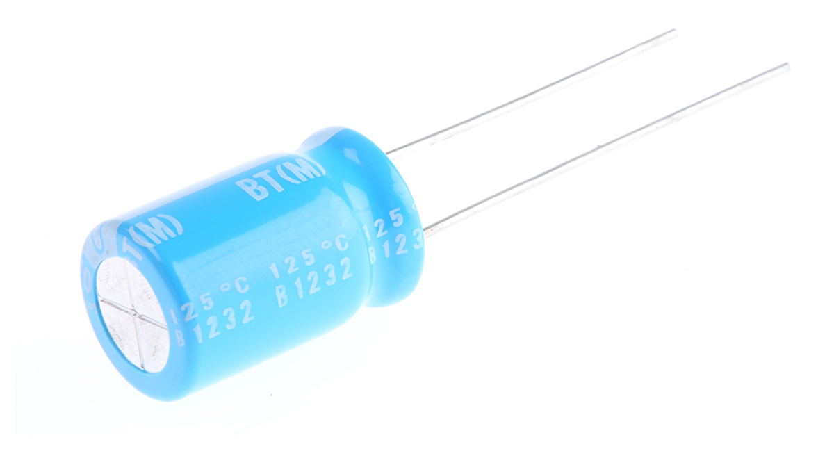 Nichicon 220μF Aluminium Electrolytic Capacitor 35V dc, Radial, Through Hole - UBT1V221MPD8