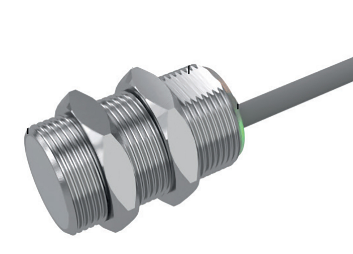 Carlo Gavazzi Inductive Threaded Barrel Proximity Sensor, M18, 8 mm Detection, PNP NO, 10 → 36 V dc