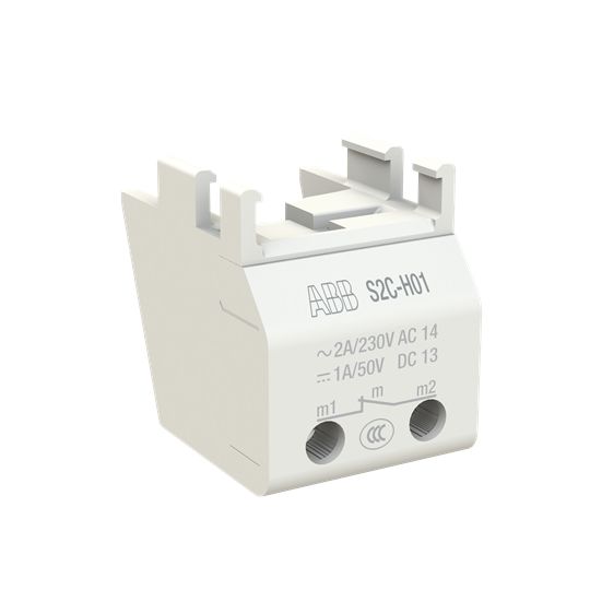 ABB Auxiliary Contact, 1 Contact, 1NC, Bottom S2C