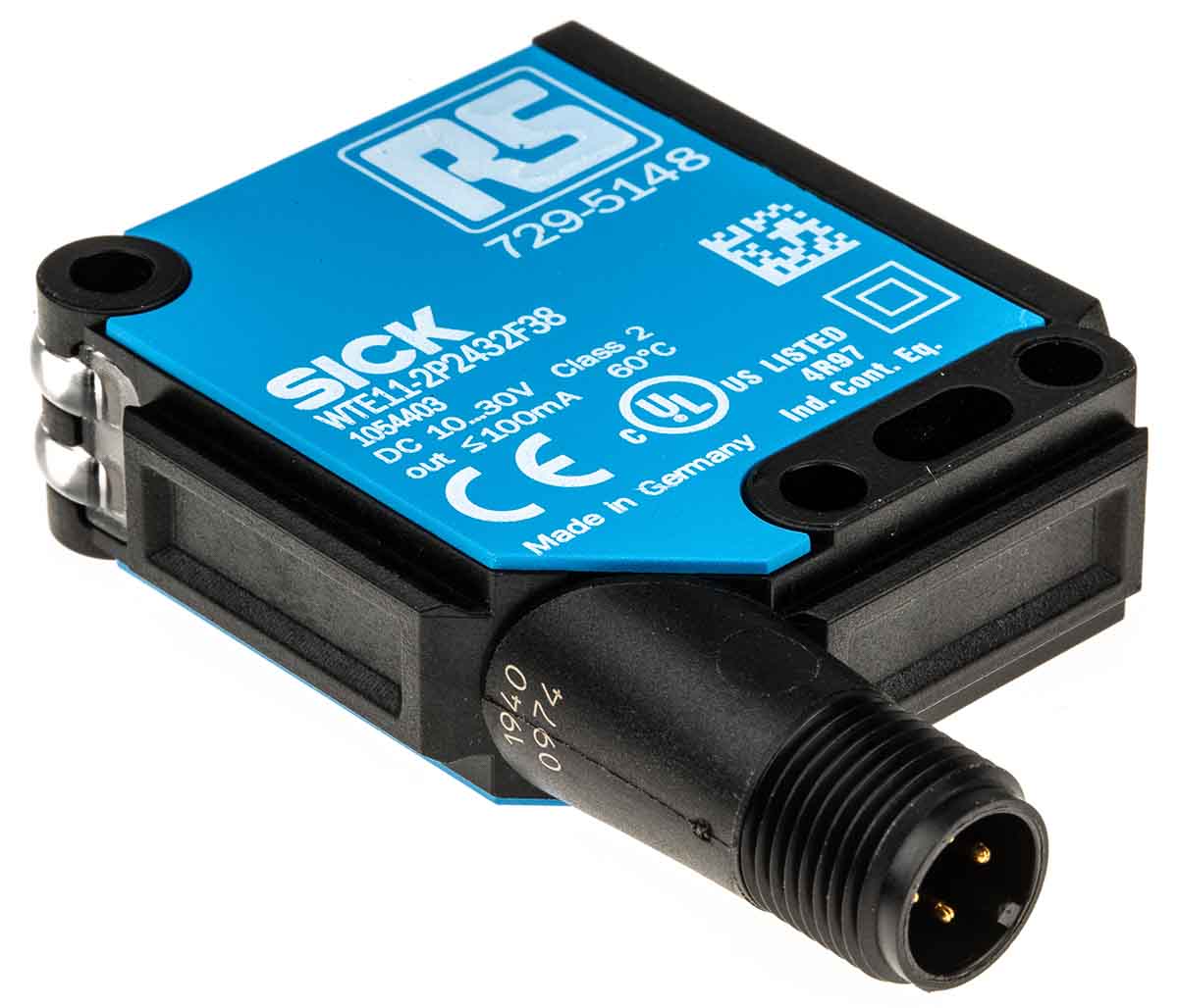 RS PRO Diffuse Photoelectric Sensor, Block Sensor, 40 mm → 1 m Detection Range