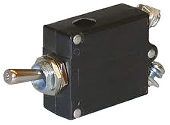 TE Connectivity Thermal Circuit Breaker - W31  Single Pole 50 V dc, 240V ac Voltage Rating, 7.5A Current Rating