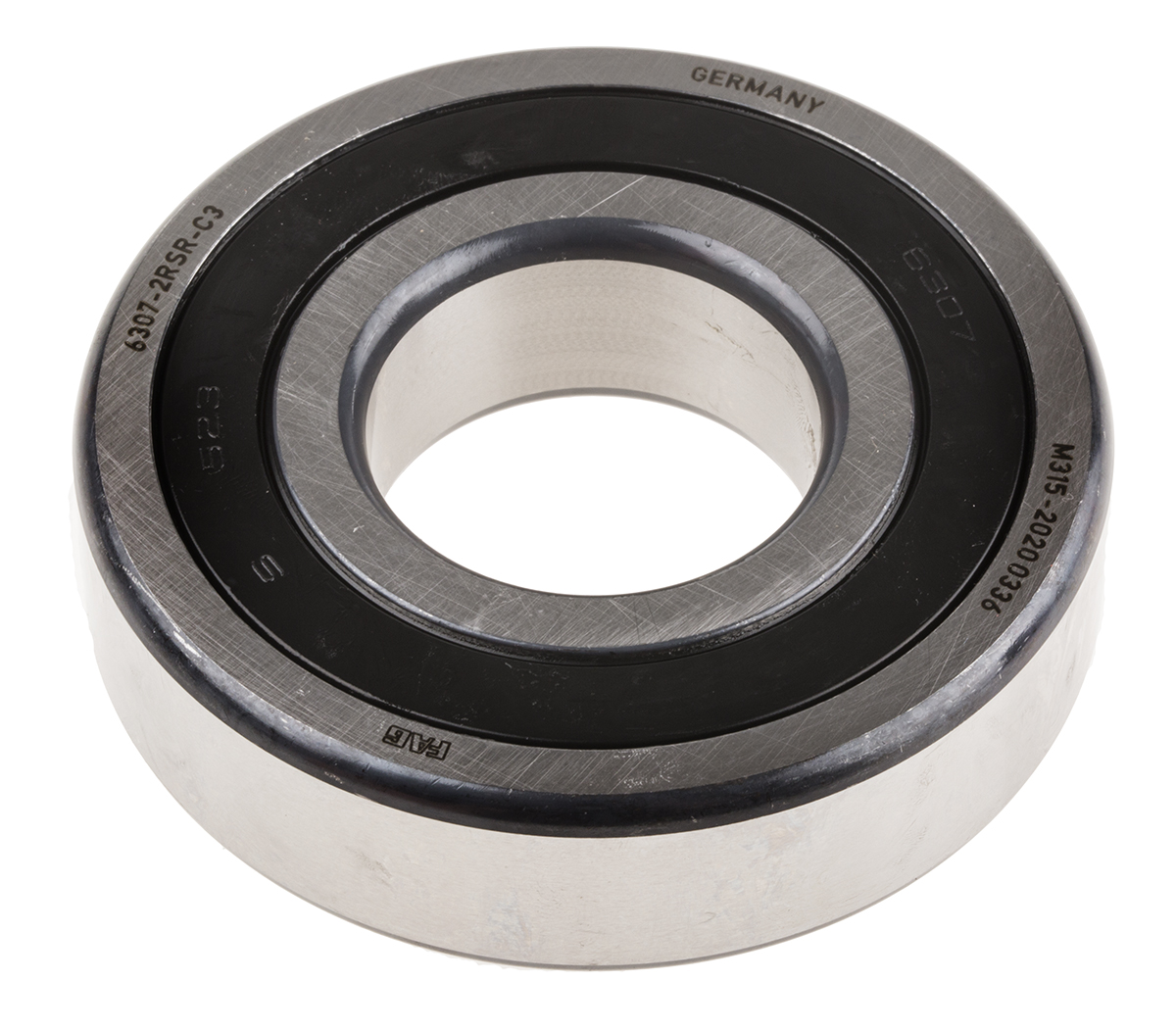 FAG 6307-C-2HRS-C3#N1>V 1 Row Ball Bearing - 35 mm ID, 80 mm OD
