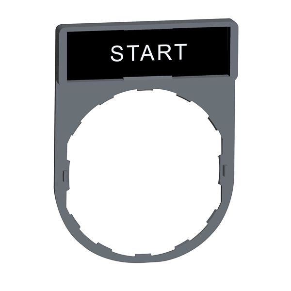 Schneider Electric Marking Accessory for Use with Pushbuttons, Start
