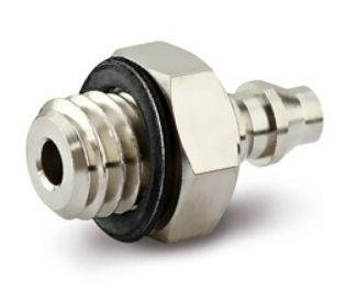 SMC M Series Straight Threaded Adaptor, M5 Male to Push In 3 mm, Threaded-to-Tube Connection Style