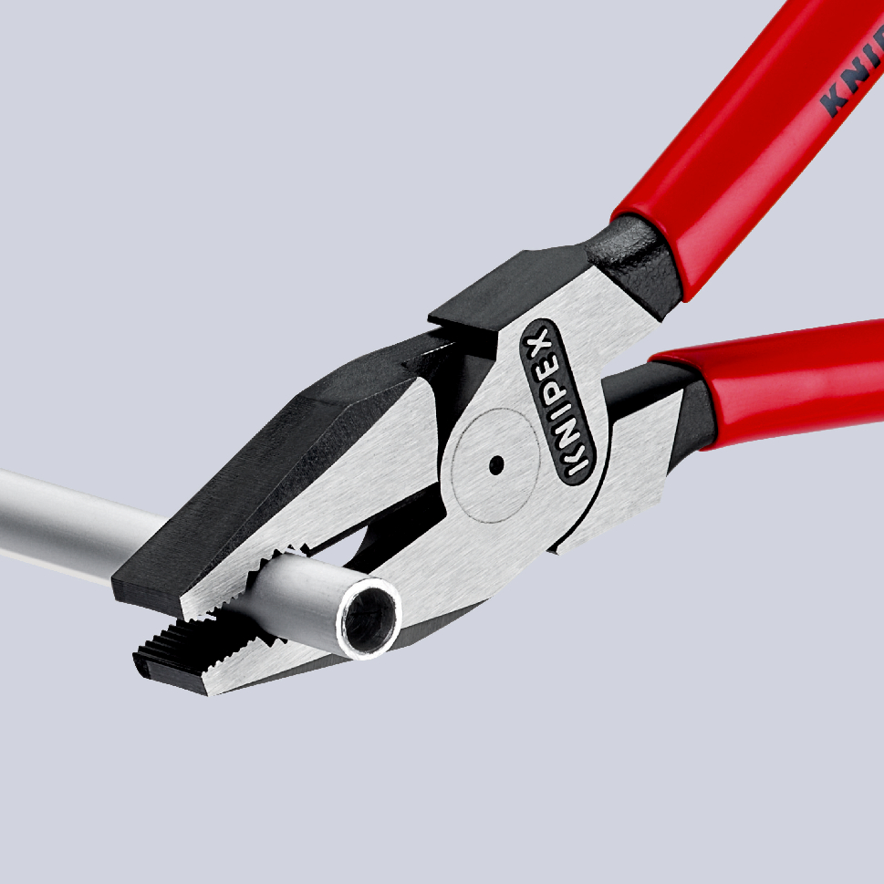 Knipex Combination Pliers, 225 mm Overall, Straight Tip