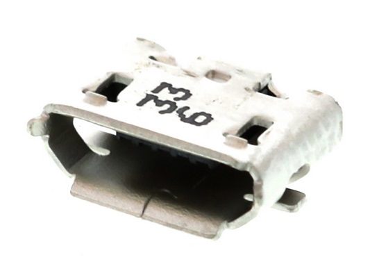 Molex Right Angle, SMT, Socket- Single Port Type Micro B 2.0 USB Connector