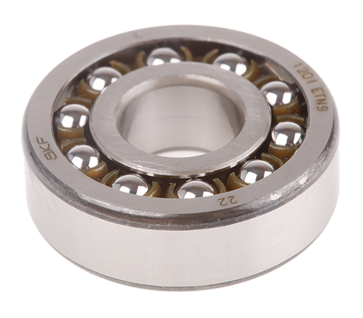 SKF 1201 ETN9 12 mm ID 2 Row Ball Bearing -, 32 mm OD