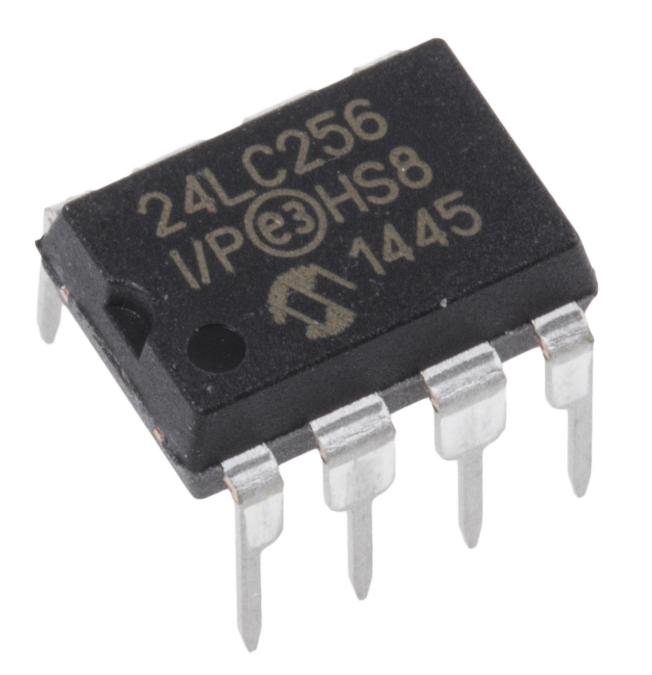 Microchip 24LC256-I/P,  256 kB Serial EEPROM,  900 ns 8-Pin PDIP Serial-I2C
