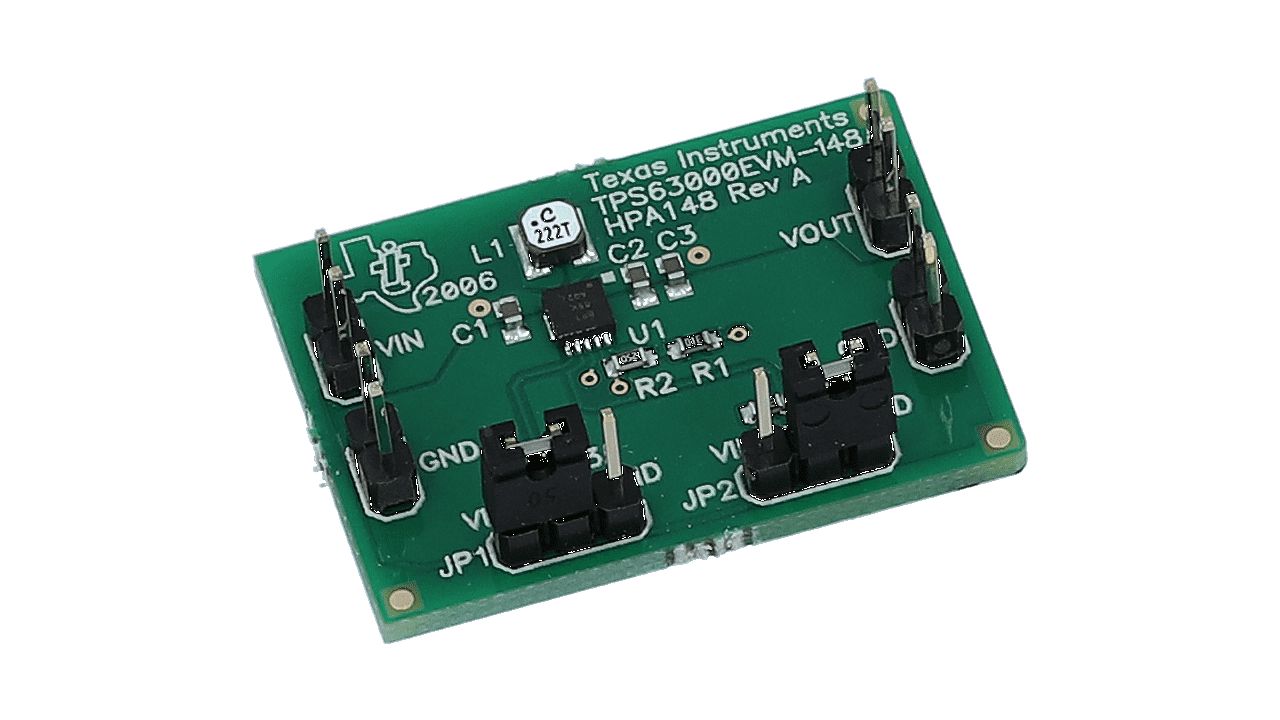 Texas Instruments Evaluation Module Board Buck-Boost Converter for TPS63000 for TPS63000