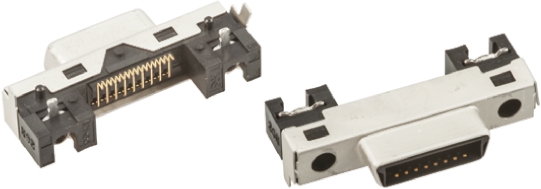Hirose DH Series Right Angle Surface Mount PCB Socket, 17-Contact, 2-Row, 1mm Pitch, Solder Termination