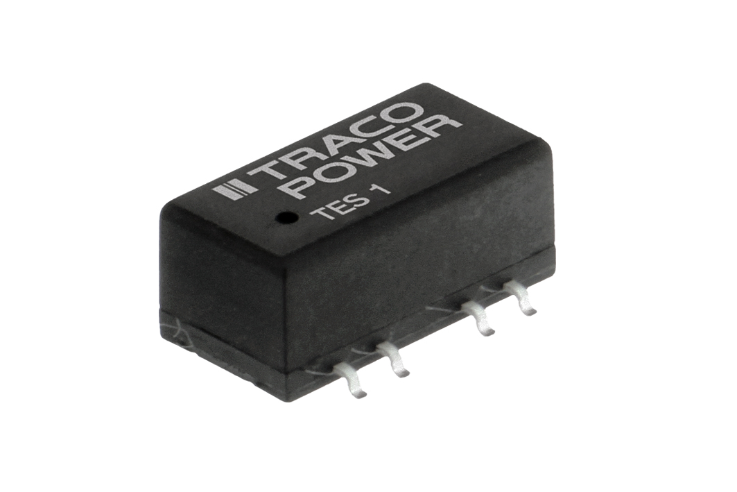 TRACOPOWER TES 1 DC-DC Converter, 5V dc/ 200mA Output, 4.5 → 5.5 V dc Input, 1W, Surface Mount, +85°C Max Temp