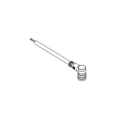 Molex Female 4 way M12 to Female Unterminated Sensor Actuator Cable, 2 m