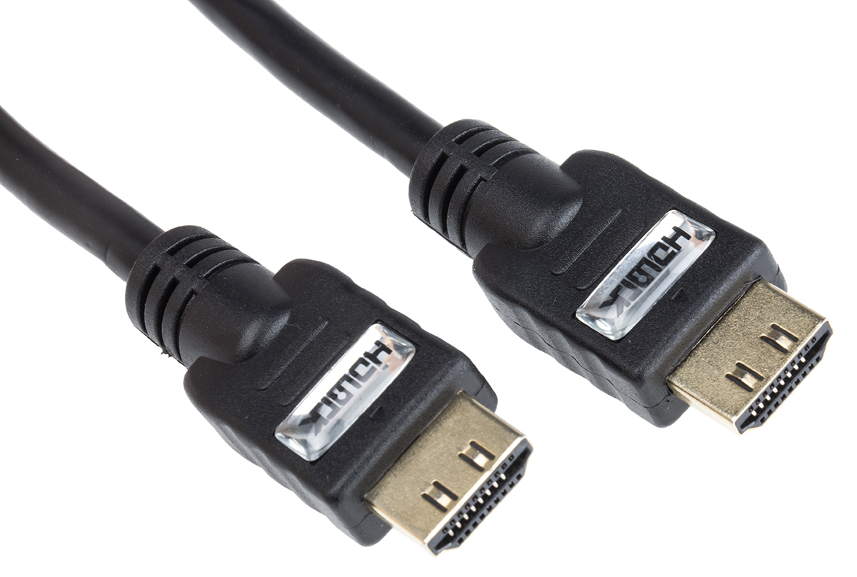RS PRO, 1m Male HDMI to Male HDMI