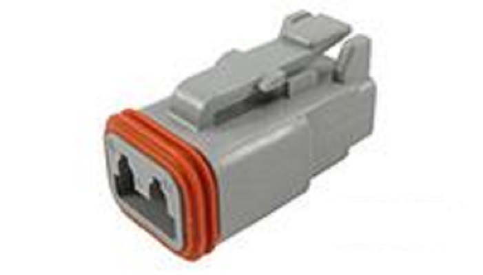 Deutsch, DT Automotive Connector Plug Grey Flange Mount 2 Way DT06-2S-C015