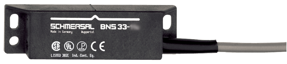 Schmersal BNS 33 Series Non-Flush Magnetic Safety Switch, Reinforced Thermoplastic Housing, NO/NC, 3m Cable