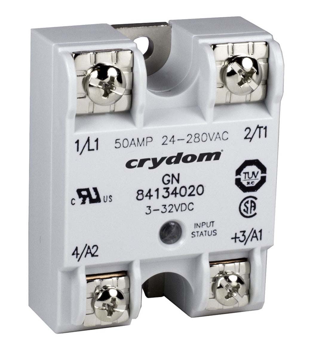 Sensata Crydom GN Series Series Solid State Relay, 25 A rms Load, Panel Mount, 280 V ac Load, 32 V dc Control