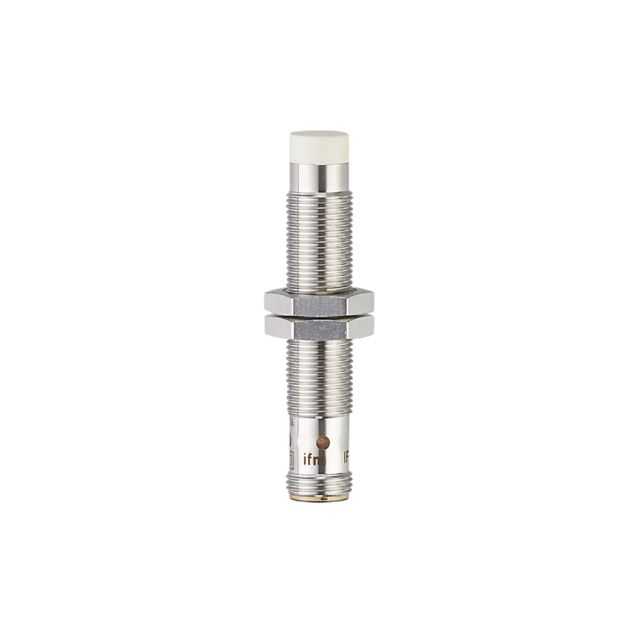 ifm electronic Inductive Threaded Barrel Proximity Sensor, M12, 8 mm Detection, PNP NO, 10 → 30 V dc