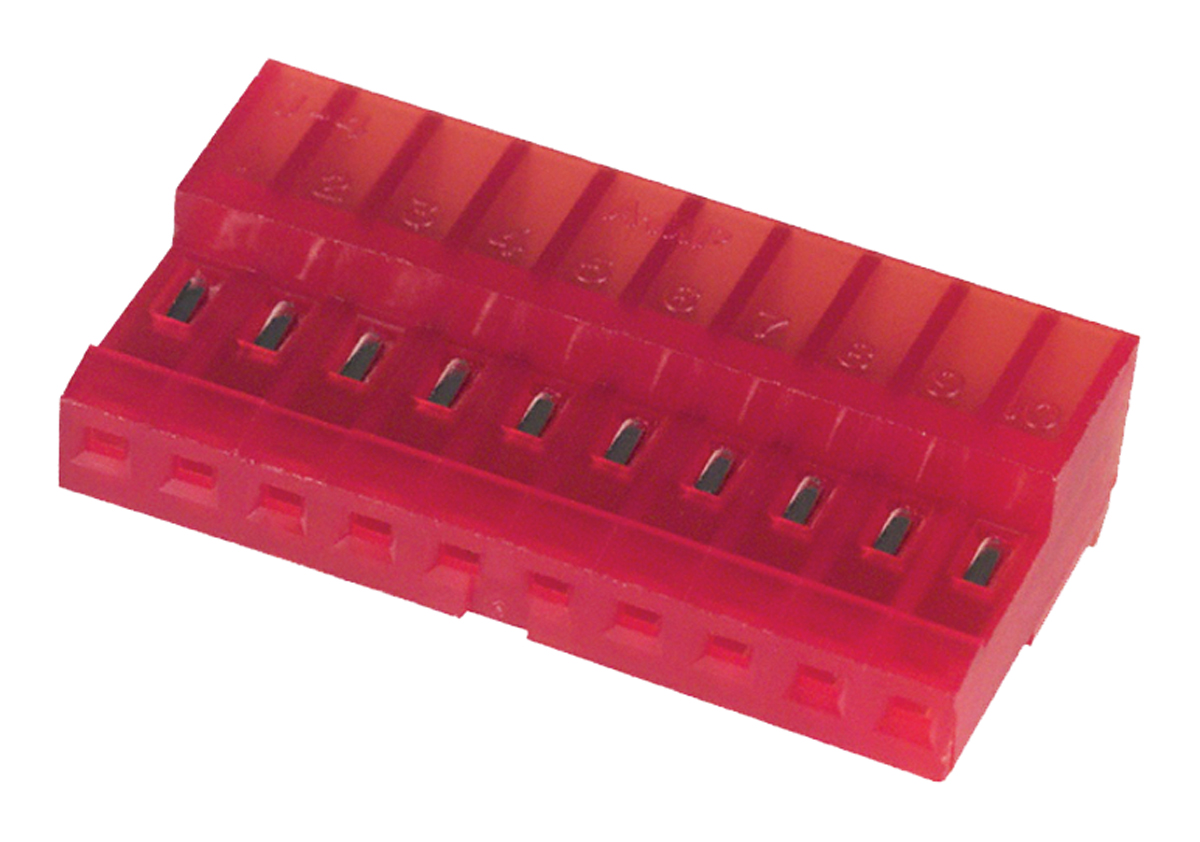 TE Connectivity 10-Way IDC Connector Socket for Cable Mount, 1-Row