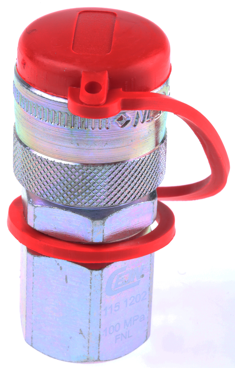 CEJN Steel Female Hydraulic Quick Connect Coupling, G 1/4 Female