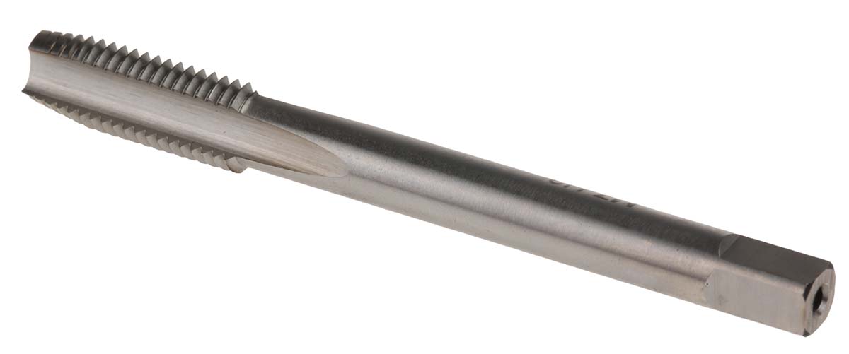 RS PRO Threading Tap HSS 1-Piece 1mm Pitch Metric Standard Hand Tap M7 Thread