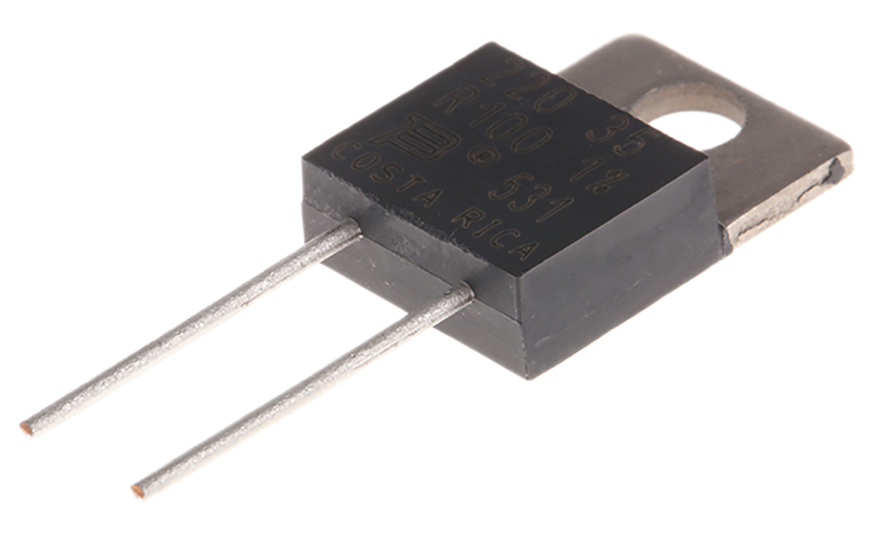 Bourns 100mΩ Thick Film Resistor 35W ±1% PWR220T-35-R100F